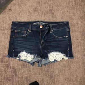 american eagle jean shorts